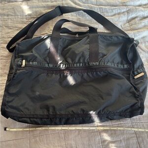 Medium Vintage Black LeSportsac Duffle